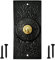 Akatva Door Bell Button – Bell Push Button – Doorbell Chime Wired - Doorbell Button Wired – Door Bell Ringer Button – Doorbell Button Replacement – Wired Doorbell Button - Antique Black Finish