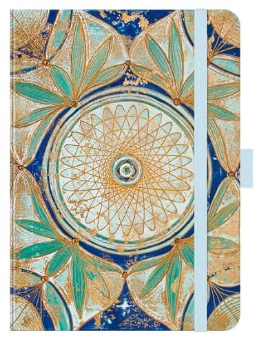 Premium Timer Big Andalusia - Kalender 2024 - Korsch-Verlag - Taschenkalender mit Stifthalter, Lesebändchen und Zetteltasche - eine Woche auf 2 Seiten - Buchkalender 12 cm x 17 cm