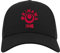 Okinawa Japan Kanji Graphic Halbmaschige Trucker-Cap-Baseballmütze aus Baumwolle Schwarz