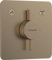 hansgrohe DuoTurn Q - Rubinetto per doccia incasso per 2 utenze, Miscelatore monocomando per iBox universal 2, bronzo spazzolato