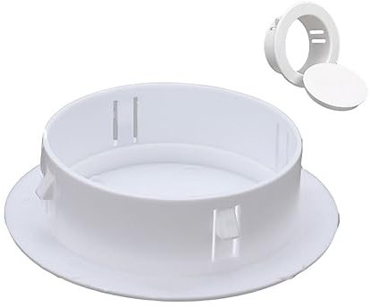 40-100Mm Decorative Wall Hole Cover Protective Vents Decor Cap Plastic Plug, for Air Conditioning Holes and Openings with Louvers (100MM)