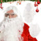Weihnachtsmann Bart und Perücke, Weiße Santa Beard und Perücke Set, Perücke und Bart Set Deluxe, Weihnachtsmann Bart, Erwachsene Weihnachtsmann Kostüm Accessoires, Weihnachten
