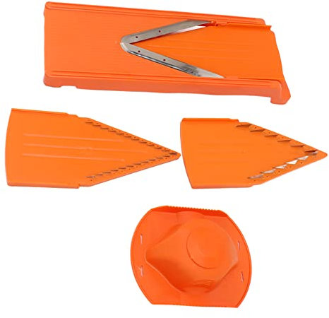 Trancheuse à mandoline, trancheuse à mandoline à lame en V pour la cuisine 3 en 1 Coupe-légumes Trancheuse à légumes Trancheuse à pommes de terre Trancheuse à carottes Trancheuse