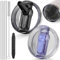 ANTAND 2 Pack Flip Straw Leak Proof Lid for 40oz Stanley Cup Accessories,No Spill Lids Replacement 40oz for Stanley ProTour,40 OZ Tumbler Lid Replacement Topper Cover for Stanley Cup Lid(Black,Purple)