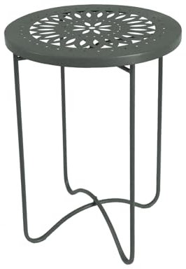 Blumentisch aus Eisen, 38 cm, grün