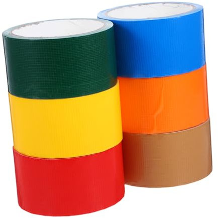 Ciieeo 6 Di Nastro Adesivo Colorato Nastro Adesivo Per Lavori Artigianali Nastro Adesivo Per Esterni Nastro Adesivo Colorato Nastro Adesivo Per Pavimenti Per Aule Nastro