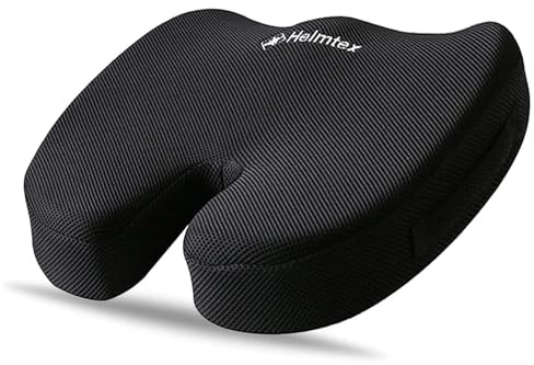 LS Memory Foam Seat Cushion Ergonomic Chair Pad with Back Support for Office Chair Gaming Chair Desk Chair and Office Desk Use