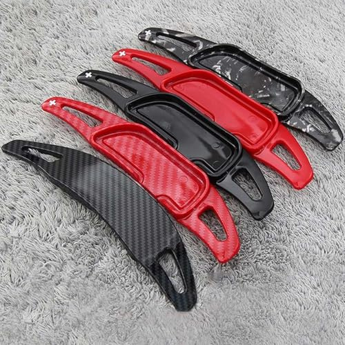 Ouyniei Auto Lenkrad Schalthebel Paddle Aufkleber, passend für Benz AMG A35 A45 C63 E63 S63 G63 C43 CLA GLA GLC GLS GLE 2016-2019