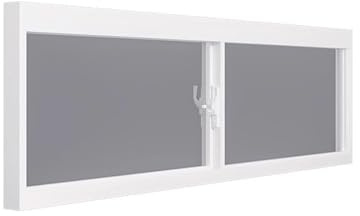 Fenêtre coulissante horizontale de sous-sol avec verre trempé pour plus de sécurité et de durabilité dans les maisons et les garages