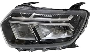 JSUDQR Hochleistungsmodell verchromter Scheinwerfer links für Dacia Duster 2022 L：260602287R XF733-010 LHD