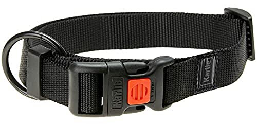 Karlie Art Sportiv Plus Halsband verstellbar neue universal Farben Mix and Match L: 45 - 65 cm B: 25 mm L orange