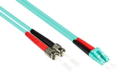 Patchkabel LWL Duplex OM3 (Multimode, 50/125) ST/LC, 0,5m, Good Connections®