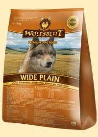 Wide Plain Trockenfutter für Hunde mit frischem Pferdefleisch und Süßkartoffeln 8kg (4x2kg) Wolfsblut