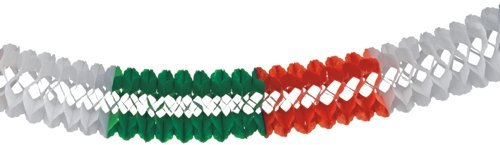 NEU Girlande Großraum grün/weiß/rot Ø 16 cm, 10 m