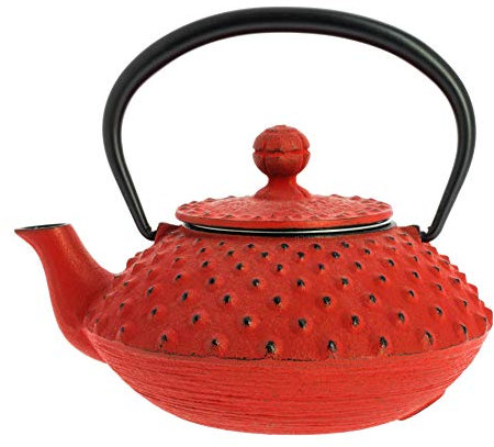 Iwachu TT12041RD Arare Théière Fonte Rouge 6 cm