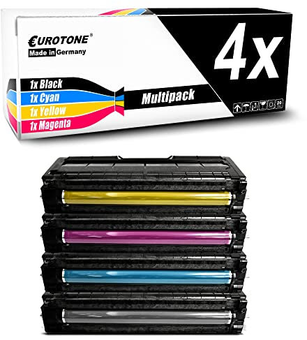 Eurotone Druckerpatrone kompatibel für Ricoh Aficio SP C220 A SP C220 N SP C220 S SP C221 N SP C221 SF SP C222 DN SP C222 SF SP C240 DN SP C240 SF im Spar Set