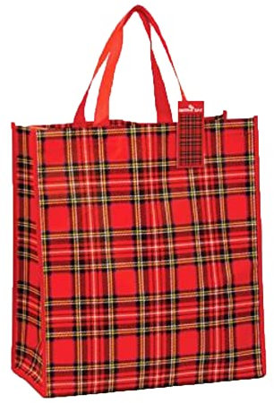 Royal Stewart Scottish Tartan Rot kariert wiederverwendbare Shopping Tasche