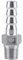 Raccord de Tuyau de Filetage Mâle Raccord de Queue de Tuyau de Barb BSP Acier Inoxydable SS304 (1/8x8mm)