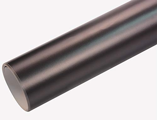 Neoxxim 12€/m2 Premium - Auto Folie - Chrom MATT GRAU Ice 50 x 150 cm - blasenfrei Lackfolie Lackschutzfolie