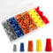 180Pcs Electrical Wire Connectors Screw Terminals Electrical Wire Connector Cap Wire Nuts Connectors Screw Terminals with a Box(5 Sizes)