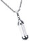 sharprepublic Stainless Clear Glass Vial Pendant Necklace Chain Cremation Jewelry