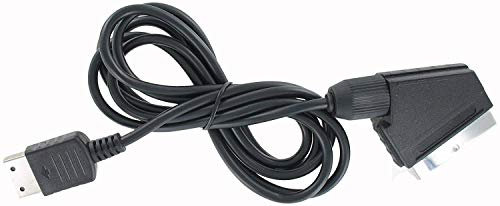 Ruitroliker 1.8M 6FT RGB Scart Cable AV Lead Video for Dreamcast Console