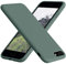 Vooii for iPhone 8 Plus Case, iPhone 7 Plus Case, Soft Silicone Gel Rubber Bumper Case Microfiber Lining Hard Shell Shockproof Full-Body Protective Case Cover for iPhone 7 Plus /8 Plus - Pine Green