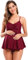 SHEKINI Maillots de Bain Femme Deux Pièces Maternité Élégant Ruched Réglable Tankini 2 Pièces Grossesse Enceintes Grande Taille Triangle Bas de Bikini de Plage (Vin Rouge, L)