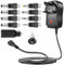 SoulBay 30W Reverse Polarity Universal AC Adapter Multi Voltage DC Power Supply, with 9pcs Adaptor Tips, Compatible with 3V to 12V Household Electronics, 2Amp Output