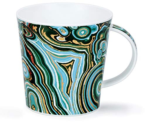 CA-MALA-XX Tasse aus feinem Porzellan, Malachit, 22 Karat Gold, 0,48 l