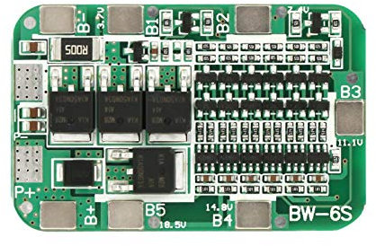 Batterieschutzplatine 6S 15A 22V 24V Batterieschutzplatine P-C-B BMS für 18650 Li-Ionen-Zelle