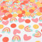 Cheereveal 200 Stück Boho-Regenbogen-Konfetti, Boho-Motto-Partyzubehör Boho-Tischkonfetti für Mädchen, Geburtstag, Babyparty, Hochzeit, Brautparty, Party-Dekoration