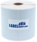 Thermotransfer Etiketten silber - 80 x 40 mm - 1.500 Polyester PET Etiketten für Typenschilder, 25 mm Kern, selbstklebend auf Rolle