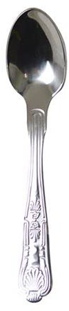 Acense Set of 12 Stainless Steel Kings Coffee Spoons - For Specialty Tea and Coffee Beverage Preparation - Reusable Premium Quality for Home and Restaurant Use.