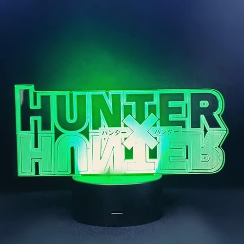 Wolostore Hunterxhunter Anime Farbwechsel-LED-Lampe, USB-Nachtlicht, Dekoration