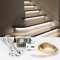 XLSBZ Illuminazione per gradini a LED con sensore di movimento, 16 livelli di luce bianca neutra (16 passi RL-STEP-05-4000K)