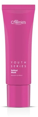 Skin Chemists Retinol Bakuchiol Gesichtsmaske, Anti-Aging-Maske für jugendliche, hydratisierte Haut, reduziert feine Linien und Falten, belebt, spendet Feuchtigkeit und macht die Hautpflege weich