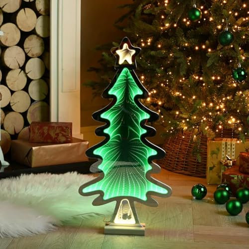 Festive 60cm Christmas Tree Infinity Light