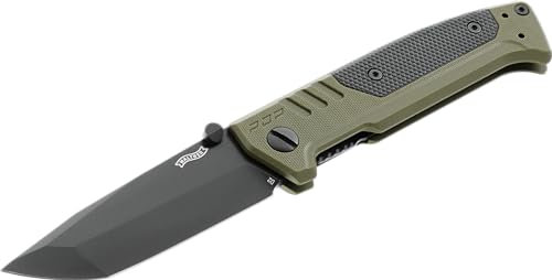 Walther PDP Tanto Folding Knife BLK-OD PE