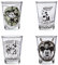 Silver Buffalo Disney 100 Classic 1928 Steamboat Mickey Vintage Sketch Mini-Gläser, 4 Stück, 42,5 g