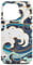 iPhone 13 Pro Japanese Art Ocean Getaway Wave Surfing Blue Geometric Ocean Case