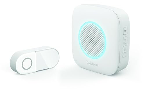 Avidsen - Carillon avec flash lumineux sans fil avec pile portée 200 mètres - Avidsen Sona - 102507