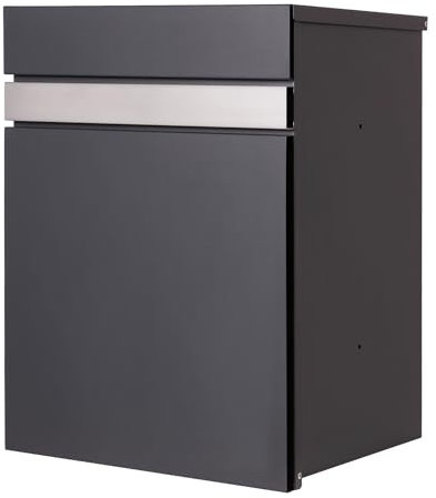 Endorphin Paketbox - Paketbriefkasten zur Wandmontage - Briefkasten mit Paketfach Gross