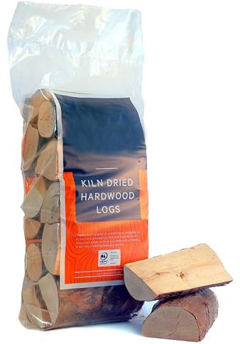 Ready To Use Long Lasting Firewood Logs 22L Hardwood Birch For Coals Stoves & Burners (1 Bag (22 Litres))