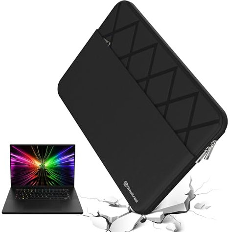 Smatree 16 inch Laptop Sleeve for Razer Blade 16 2025/2023/2024, Razer Protective Laptop Case with Accessory Pocket, YKK Zipper, Patended Super Corner Design (E619)