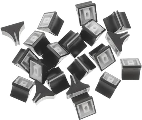 LALADEFIEE 30 Stück Schieberkappen Für Mixer Faderknopfkappen Ersatz Schieber-faderknöpfe Für Audio-Setup Soundkartenpanels Schiebereglerkappen Faderkappenersatz