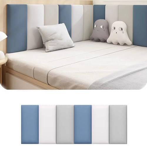 HEFJIAYCIQ Kopfbretter Wandpaneel Für Kinderzimmer, Selbstklebendes Gepolstertes 3D-Wandpadding, Anti-Kollisions-Wandpaneel Für Wandschutz,5,160x50cm