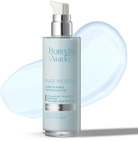 Bottega Verde - Mar Morto, Siero Fluido Corpo, Anticellulite, 100 ml, Arricchito con Collagene Vegetale, Caffeina e Sali del Mar Morto, Rassodante, Anti Inestetismi e Buccia d'Arancia