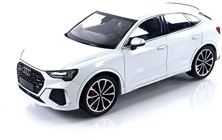 alles-meine.de GmbH A*u*d*i Q3 RS F3 Sportback SUV Weiss 2. Generation Ab 2018 limitiert 1 von 336 1/18 Minichamps Modell Auto mit individiuellem Wunschkennzeichen