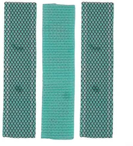 CWOQOCW Paquete de 3 almohadillas de filtro de aire acondicionado para Midea - Eliminación de polvo e impurezas - Rendimiento de enfriamiento mejorado para purificadores de aire acondicionado